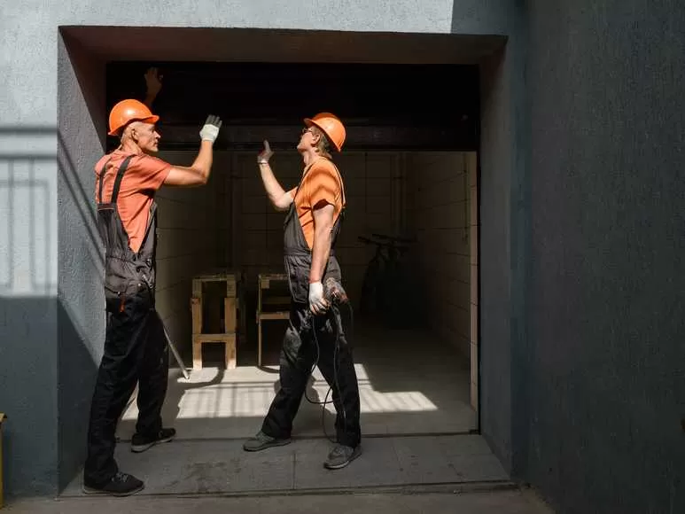 installation porte sectionnelle