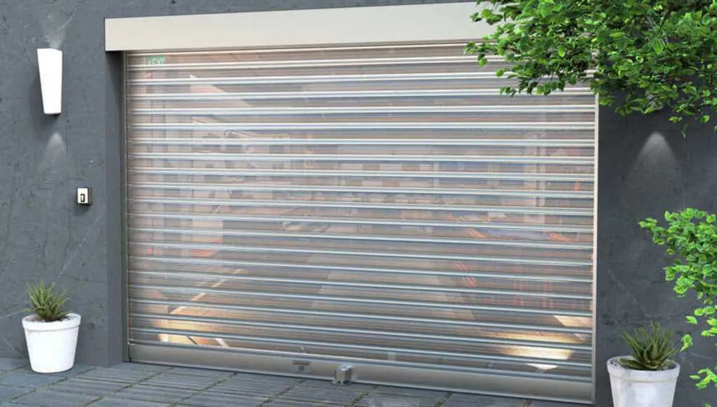 rideau métallique microperforé