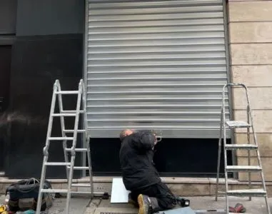 Installation rideau métallique à Noiseau