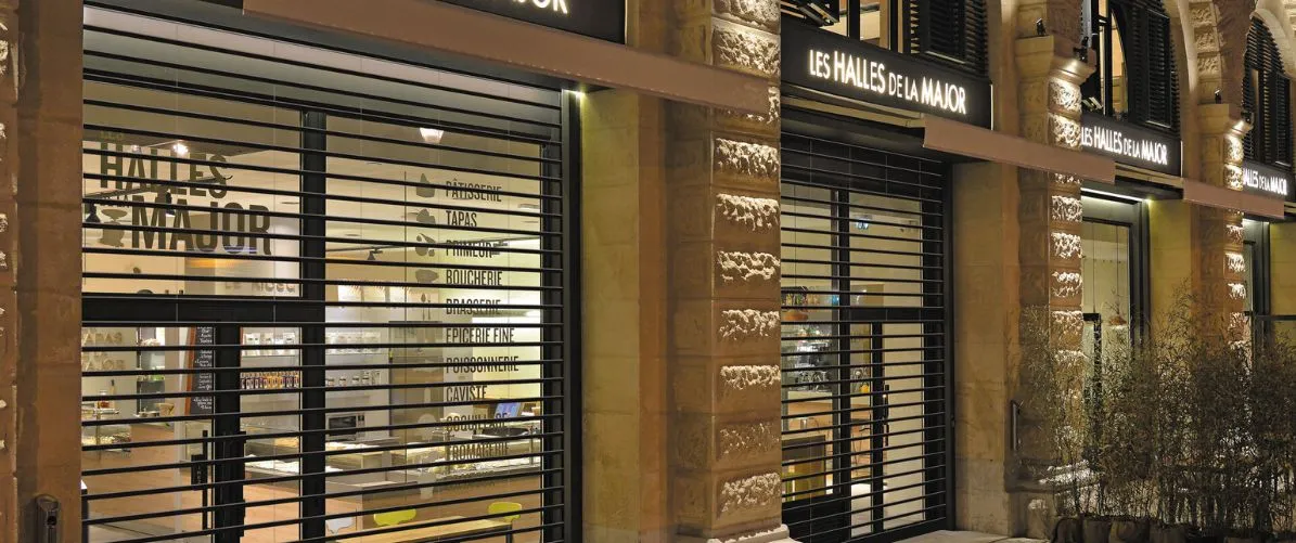 rideau métallique moderne et stylé