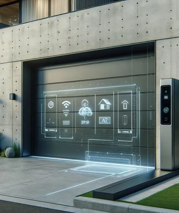 porte de garage sectionnelle automatique